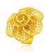 Rings gold-plated Dubai bridal open ring jewelry Nigerian women's flower ring spot wholesale_voghion.com