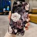 Telefonhülle mit Blumenmuster-Design für iPhone 16 15 14 Pro Max 13 12 11 XS X XR 7 8 Plus SE2022 SE3 Stoßfeste weiche Silikonhülle_voghion.com