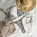 Women's Clothing Leopard Print Beach Bikini Halter Neck Backless Summer Beach Bikini_voghion.com