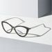 Ultra Light Diamond Studded Sexy Cat Eye Plain Glasses Style Makeup Free Artifact Anti Blue Light Glasses Slimming Eye Protection_voghion.com