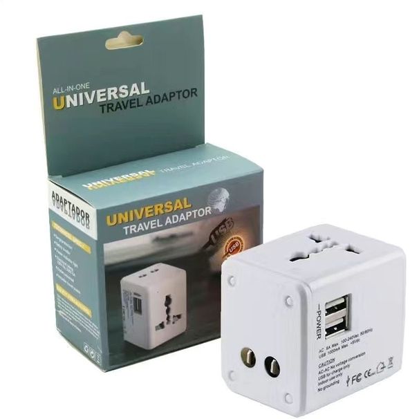 Travel Adapter For Overseas Trips, Multi-Functional US-EU-DE-UK Standard Converter, Universal Charger, Fast Charging_voghion.com