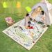 Tappetino per tenda da campeggio portatile, impermeabile, a prova di umidità, per esterni, per prato, campeggio, gite primaverili, picnic_voghion.com