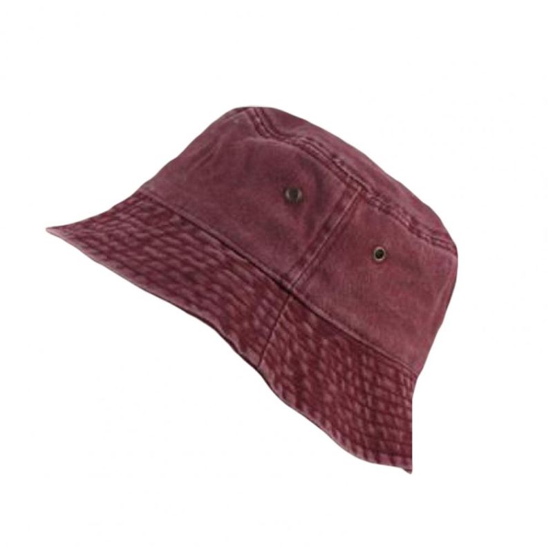 Uued saabumised Vintage Bucket Sun kokkupandav pestud teksariidest meeste ja naiste hiphop-kalurimüts kalapüügimüts õues kasutamiseks_voghion.com