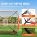 VEVOR 5x5 Ft Baseball Softball Practice Net, Portable Baseball Training Net For Hitting Batting Catching Pitching, Backstop Baseball Equipment With Bow Frame, Carry Bag, Strike Zone, Ball, Batting Tee_voghion.com