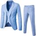 Men's Clothing Suit Two Piece Slim Suit Business Professional Formal Wear Best Man Groom Wedding Dress_voghion.com