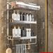 Set organizer salvaspazio per il bagno - Portasciugamani in alluminio resistente con ripiani e ganci, montaggio a parete senza fori_voghion.com