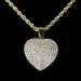 European And American Love Zircon Necklace Heart Shaped Pendant With Twisted Chain Set Multi Color Trends 250325_voghion.com