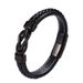 Popular Men's Retro Stainless Steel Bracelets, Titanium Steel Bracelets, Microfiber Leather Bracelets_voghion.com