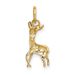 14k Polished Open-Backed Deer Charm_voghion.com