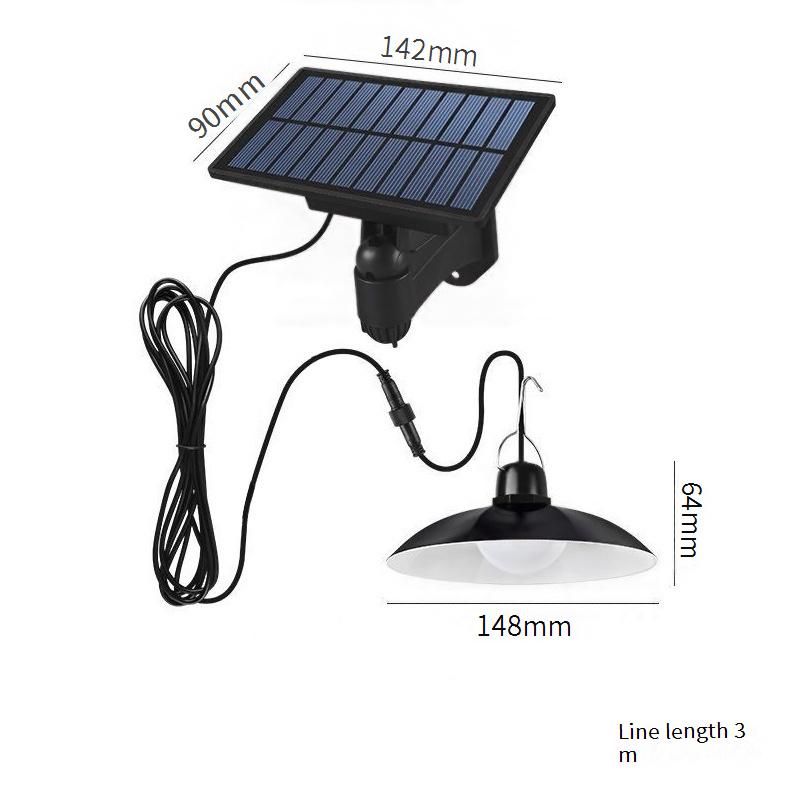 Op zonne-energie werkende LED-lamp voor binnen en buiten, met afstandsbediening, waterdicht en schemer-tot-dageraadsensor, instelbare helderheid voor tuin en camping_voghion.com