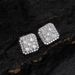 Orecchini quadrati da donna con micro zirconi intarsiati, design semplice, alla moda, per uomo e donna, stile nightclub, hip hop_voghion.com