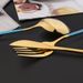 Mirror Black 16-Pack Set - Fruit Fork Sierware_voghion.com