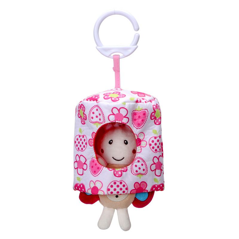 Cute Cartoon Animal Peek-a-boo Pull Shock Pendant Doll Infant Plush Toy Car Hanging Doll Bed Hanging_voghion.com