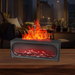 Humidificador de llama simulada con control remoto inteligente, altavoz Bluetooth para escritorio, dormitorio y hogar._voghion.com