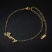 Charm-Armbänder Personalisierte Cus Name Fußkettchen für Frauen Edelstahl Silber Farbe Beinkette Weibliches Fußkettchen_voghion.com