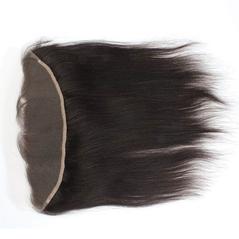 13x4 Silky Straight Virgin Brazilian Human Hair Lace Frontals 100% Virgin Hair 150% Density Swiss Lace Frontals_voghion.com