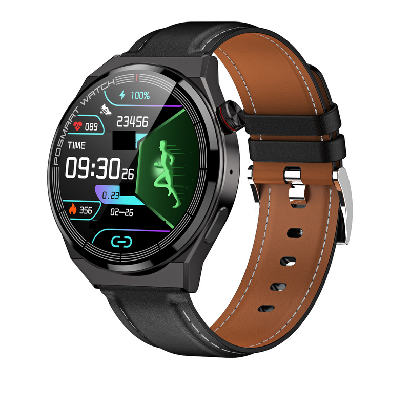 Smart Sports Watch Men's Large Screen Bluetooth Heart Rate Nfc_voghion.com