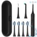 Rechargeable Electric Power Toothbrush - 6 Heads, 3 Modes And 2 Min Timer Protable Electric Toothbrushes, Compatible With Philips Sonicare Brush Head_voghion.com