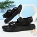 Sommermode-Trendsandalen für Herren, Sandalen mit dicken Sohlen, leichte Flip-Flops, Strandschuhe für Herren, rutschfeste Sandalen_voghion.com