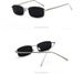 Classic Rectangular Retro Slim Metal Frame Glasses Vintage Rectangle Candy Colour Sunglasses_voghion.com