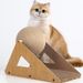 Cat Scratching Board Cat Climbing Frame Spherical Cat Scratching Column Scratch-resistant Scratch-resistant Solid Wood Grinding Claw Vertical Cat Toy _voghion.com