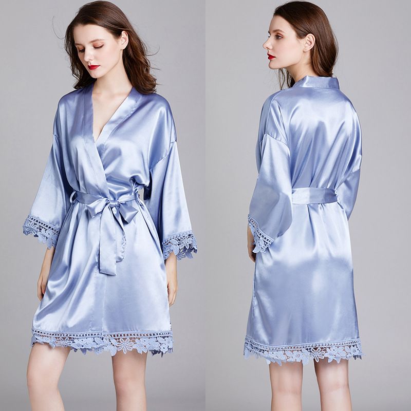 CurveGlow RYYD Nightgown - Plus Size Ice Silk|Multi-Function Sleepwear_voghion.com