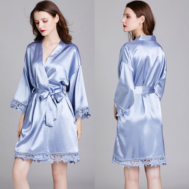CurveGlow RYYD Nightgown - Plus Size Ice Silk|Multi-Function Sleepwear_voghion.com