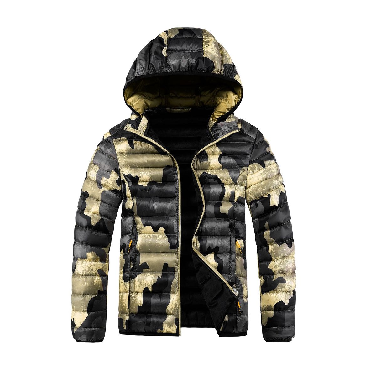 Leichte Militärjacke für Herren – Winter-Tarn-Kapuzenmantel mit abnehmbarer Kapuze und dicker Baumwollpolsterung (M-4XL)_voghion.com