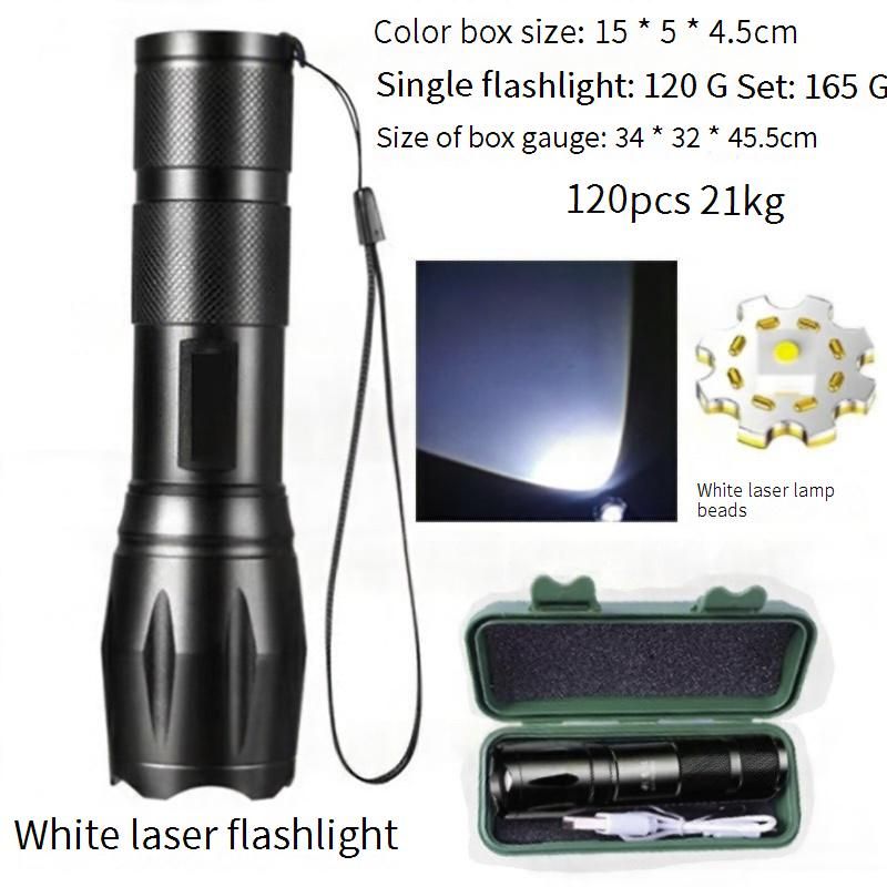 4-in-1 Zoomable LED Flashlight - 1500 Lumens Aluminum Alloy Tactical Light With Adjustable Focus For Outdoor, Photography & Emergency Use_voghion.com