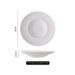 Set di piatti in ceramica – Elegante gres bianco e nero per pasta, dessert e zuppa (moderno e minimalista, di qualità da ristorante, resistente texture in pietra)_voghion.com