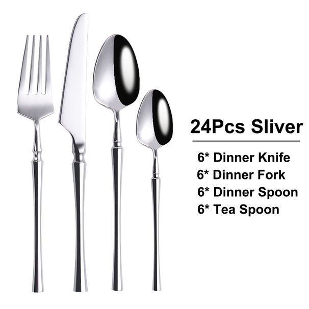 Elegant Sliver 30'lu Paket Seti - Ayna Kaplama 304 Çelik_voghion.com