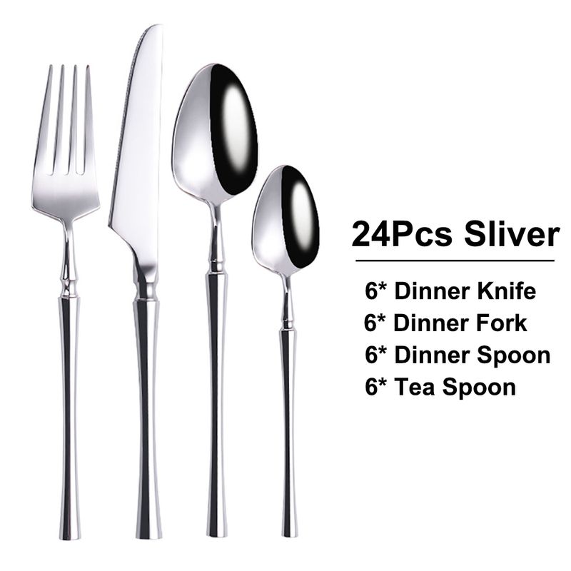 Elegant Sliver 30-Pack Set - Mirror Finish 304 Steel_voghion.com