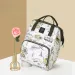 Fashionable and Functional Diaper Bag Multifunctional Backpack Moms with Large Capacity for Baby Care - Perfect Gift_voghion.com