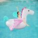 Giant Inflatable Pegasus Float - Dual-Color Candy Unicorn Ride For Women & Adults (Extra Large Pool Lounger Heavy-Duty PVC 150cm Size)_voghion.com