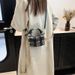 Mini borsa autunno e inverno in lana a quadri per le donne nuovo stile retrò college borsa sottobraccio versatile borsa a tracolla messenger cuscino_voghion.com