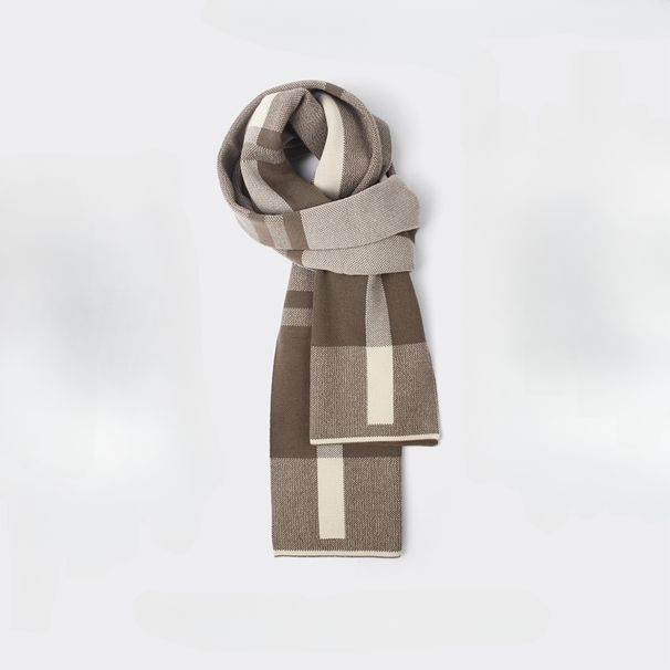 Designer uomo autunno/inverno tinta unita autunno/inverno versione coreana calda sciarpa antivento mantella lavorata a maglia imitazione cashmere_voghion.com