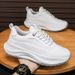 2024 autumn and winter men's plus size leather sports and leisure shoes Korean version height increasing dad trendy shoes_voghion.com