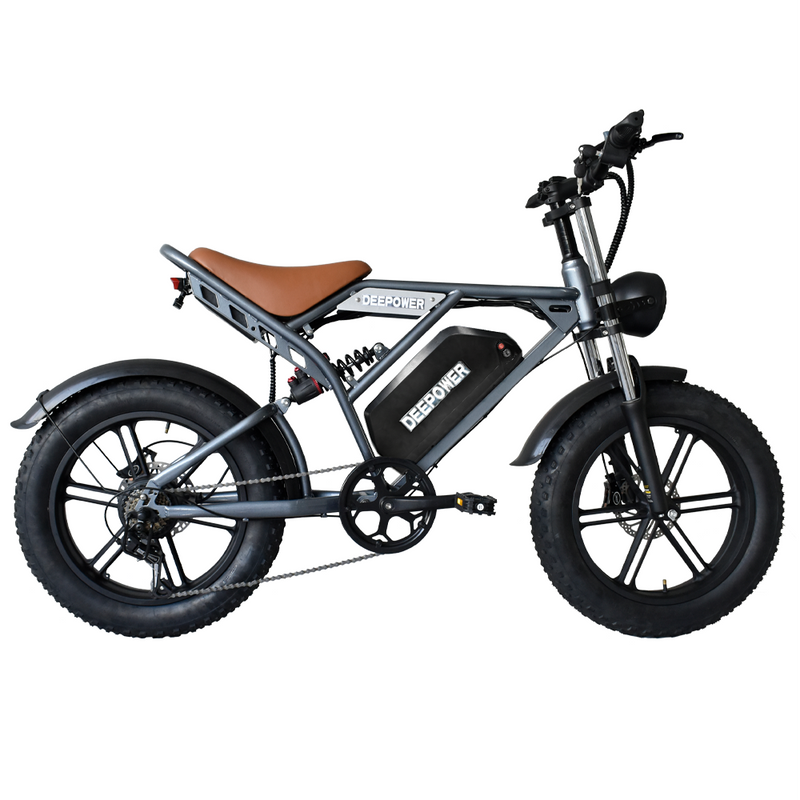 Vélo électrique DEEPOWER S7 2000 W 48 V 60 Ah 20 pouces à gros pneus, vélo tout-terrain pour adultes_voghion.com