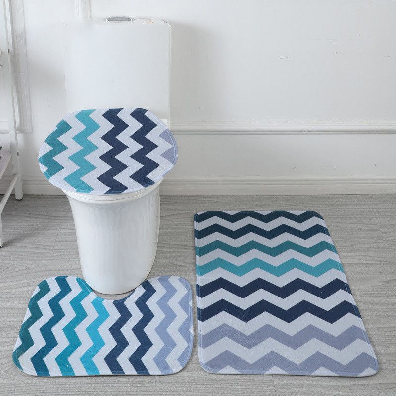 Neu Seafloor 3d Gedruckt Wc Boden Matte Teppich Bad Bad Drei Stück Bad Matte Saugfähigen_voghion.com