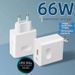 66W SuperCharge EU/US Plug Fast Charger - USB-C Power Adapter For 66W Super Flash Charge (White)_voghion.com