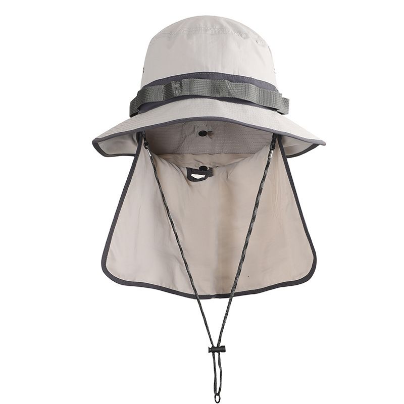 Men's Outdoor Fisherman Hat - UPF50+ Sun Protection, Foldable & Neck Flap For Hiking, Fishing & Travel​_voghion.com
