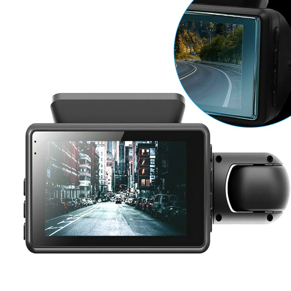 1080P Dual Lens Autorecorders Auto DVR Voor- en Achtercamera Video Dash Cam Recorder Nachtzicht Videorecorders Dash Cam_voghion.com