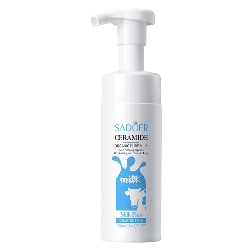 SADOER Ceramide Milk Cleansing Delicate Foam Wash Face Wash - Detergente viso in schiuma delicata in inglese completo_voghion.com