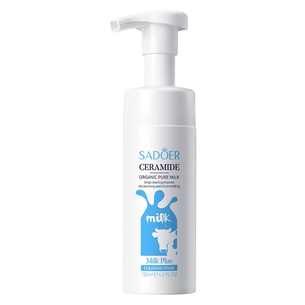 SADOER Ceramide Milk Cleansing Delicate Foam Wash Face Wash - Detergente viso in schiuma delicata in inglese completo_voghion.com