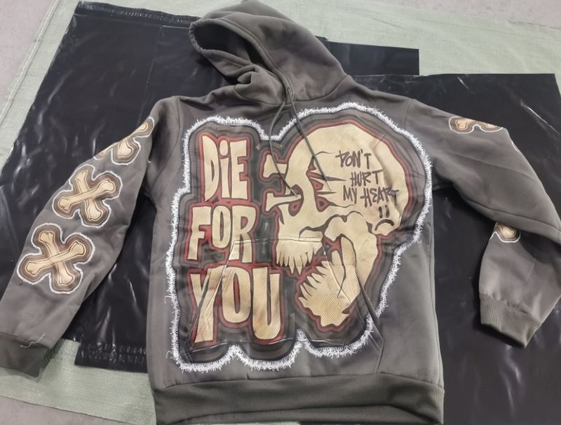 Felpa con cappuccio da uomo, stile retrò, con stampa di teschi, stile streetwear per coppie_voghion.com