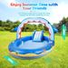 Inflatable Kids Water Park With Slide Unicorn Sprinkler Arch Splash Pool With Spray Fountain Wave Game Ocean Theme For Outdoor Summer Fun_voghion.com