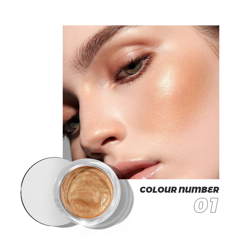 Pudaier Liquid Highlighter Multi-Use Natural Shimmer Blush Eyeshadow Cheek Highlighter Lip Cheek Contour Beauty Makeup Tool_voghion.com