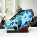 Epoxy Craft Ornament Whale Shark Diver And Shipwreck Ocean Resin Lamp Gift_voghion.com
