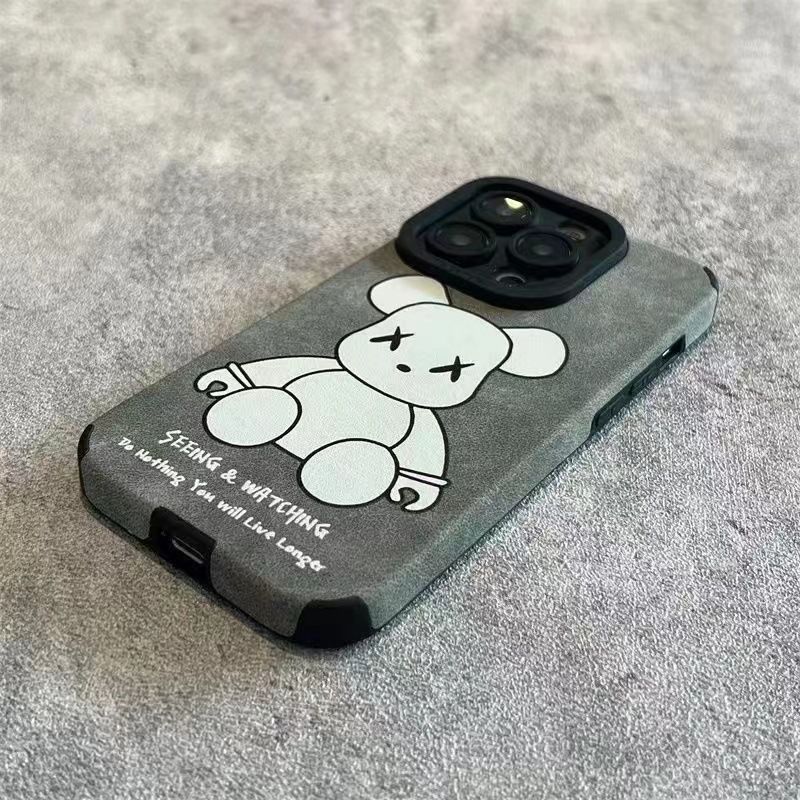 Κατάλληλο για Violent Bear 13 Promax Iphone 15 12 14 Θήκη τηλεφώνου 11 Anti Drop Xsmax New XR Stripe_voghion.com