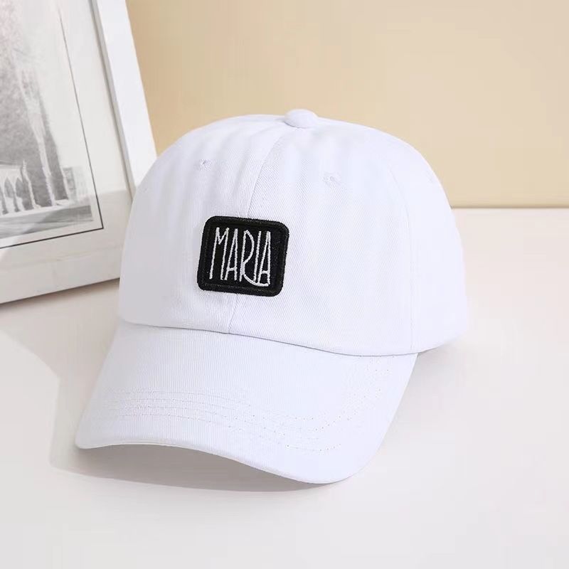 Men's and women's hats casual cool all-match short brim baseball cap summer student sunshade cap_voghion.com